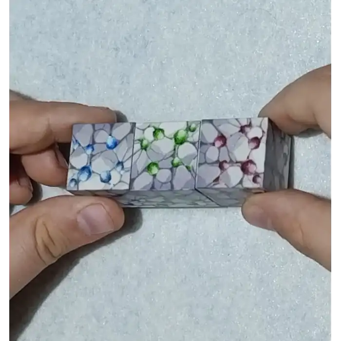 Megacraft 9 Parça Zümrüt Kızıltaş Elmas Blok
