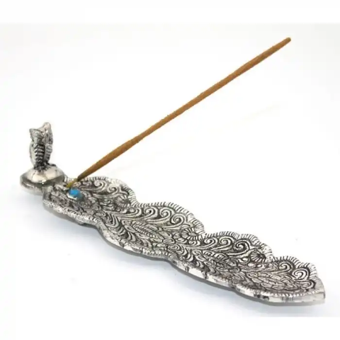 Metal Kayık Baykuş Tasarımı Tütsülük Model 2
