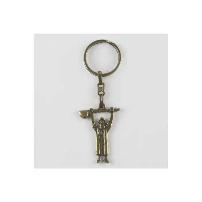 Mevlana Figürlü Metal Anahtarlık