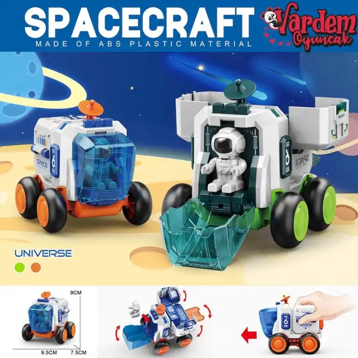 MG-D400-42 Sürtmeli Astronotlu Uzay Aracı - 1 Adet Stokta Olan Gönderilir