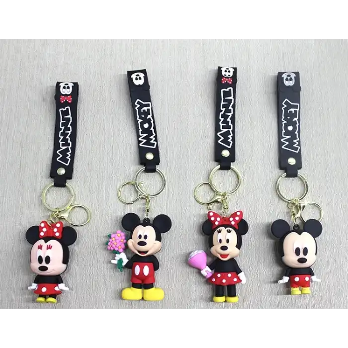 Mickey - Minnie Mouse Silikon Anahtarlık
