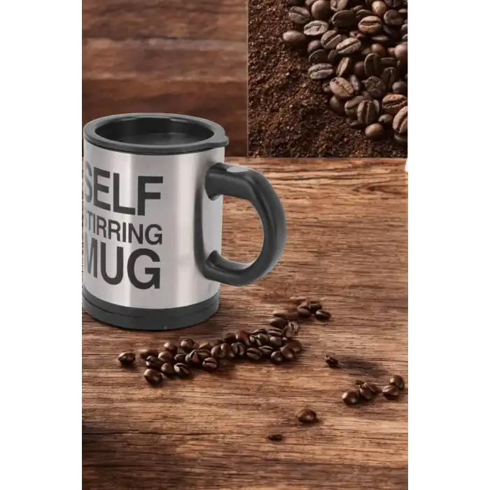 Mikser Kupa Yazılı Mug Bardak Karıştırma Özelliği