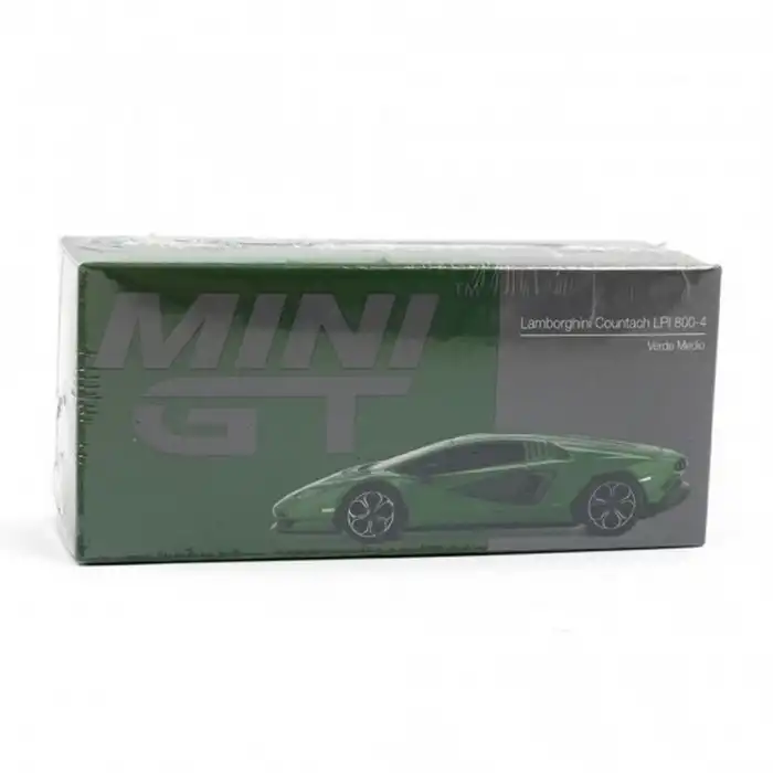Mini GT 1/64 Lamborghini Countach LPI 800-4 Verde Medio