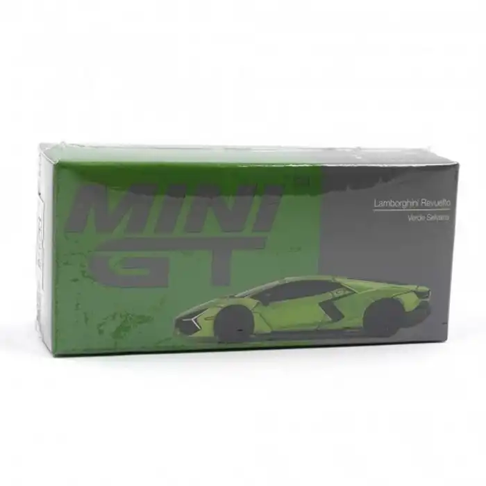 Mini GT 1/64 Lamborghini Revuelto Verde Selvans