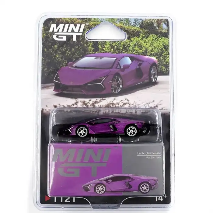 Mini GT 1/64 Lamborghini Revuelto Viola 30th Matte - Blister Paket