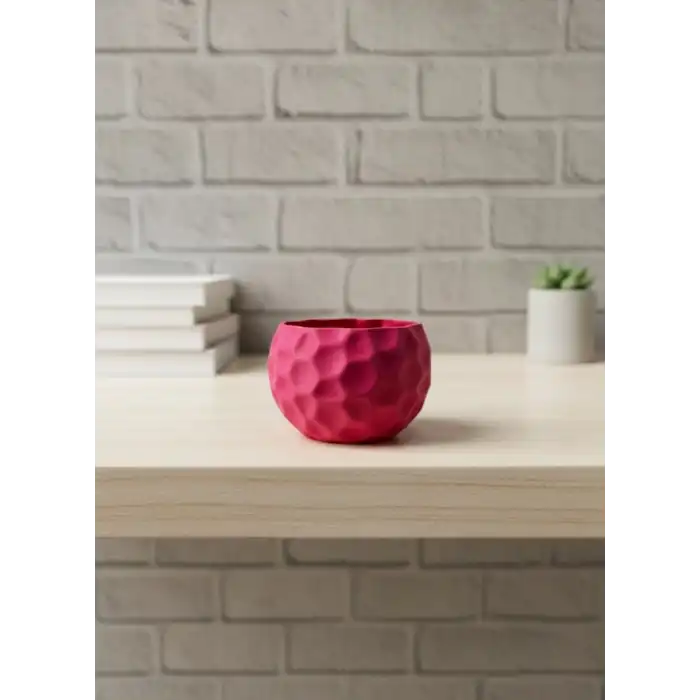 Mini Mor Dekoratif Saksı 5 Cm Modern Masaüstü Bitki Saksısı