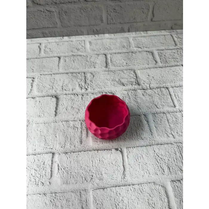 Mini Mor Dekoratif Saksı 5 Cm Modern Masaüstü Bitki Saksısı