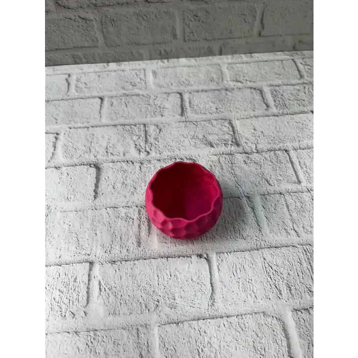 Mini Mor Dekoratif Saksı 5 cm Modern Masaüstü Bitki Saksısı