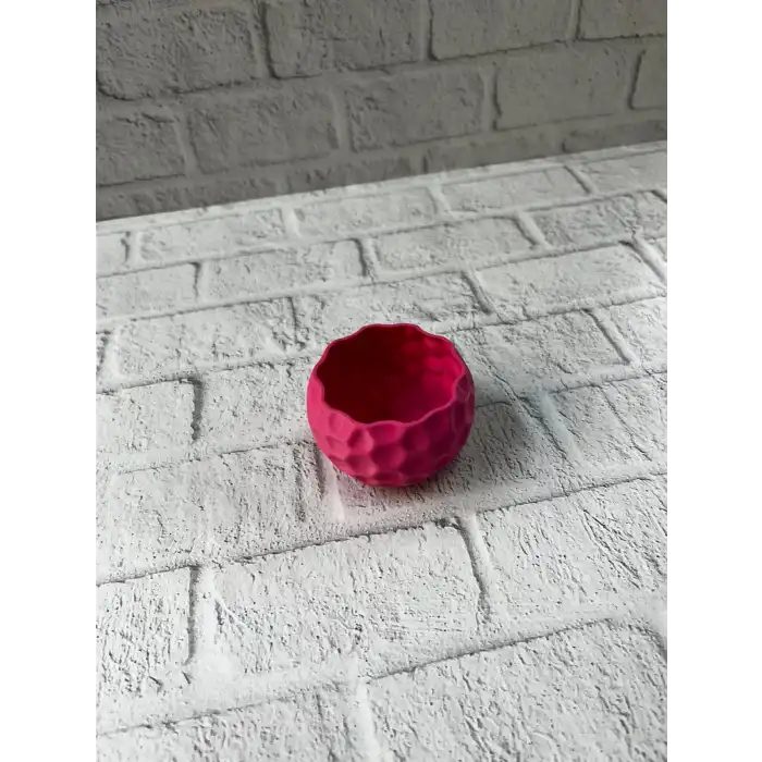 Mini Mor Dekoratif Saksı 5 cm Modern Masaüstü Bitki Saksısı