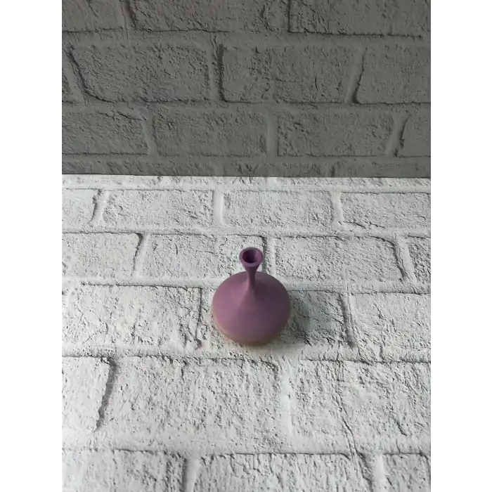 Mini Rainbow Dekoratif Vazo 8 cm Renk Geçişli Modern Tasarım