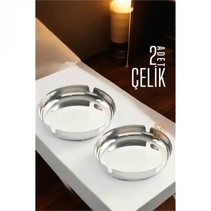 BX 2 Lİ Set Çelik Küllük Veilleux Design
