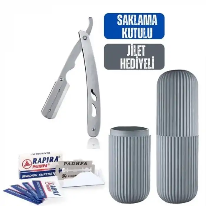 BX Absolute Çelik Ustura Jilet Kutulu Set