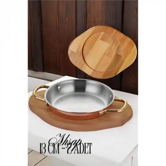 BX Ahşap Sahan Altlığı 2 ADET 13 cm