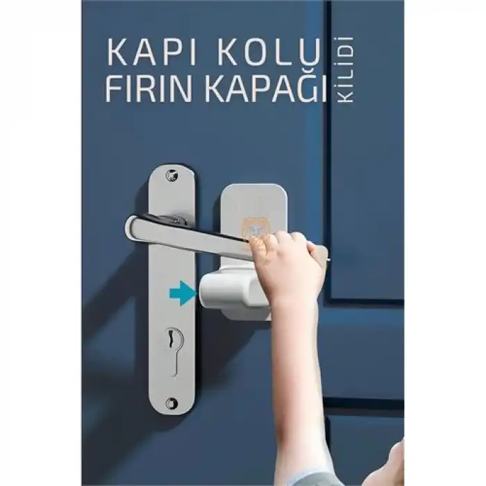 BX Çocuklara Kapı Kolu ve Fırın Kapağı Güvenlik Kilidi