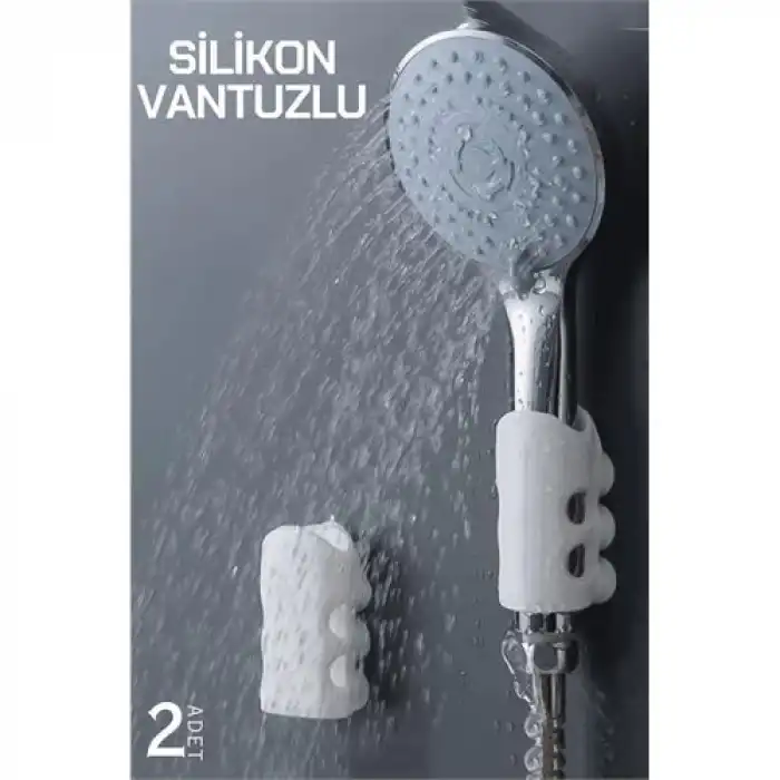 BX Duş Başlığı Tutucu Vantuzlu 2 ADET