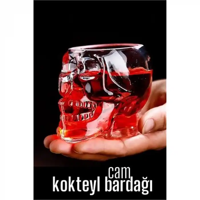 Kokteyl Bardağı Kurukafa Cam