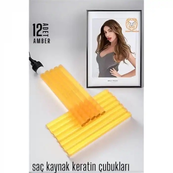 BX Nano Keratin Kaynak Çubukları 12 ADET AMBER Absolute