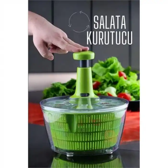 BX Salata Kurutucu Üstten Basmalı Pratik