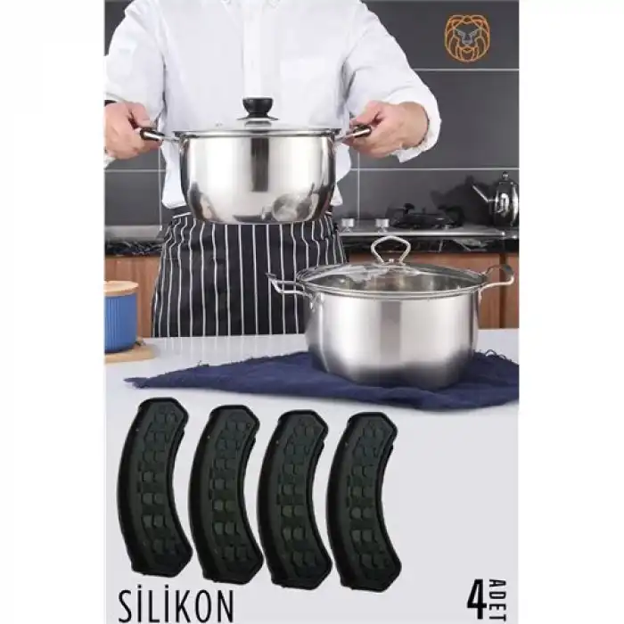 Tencere Tutucu Silikon 4 ADET
