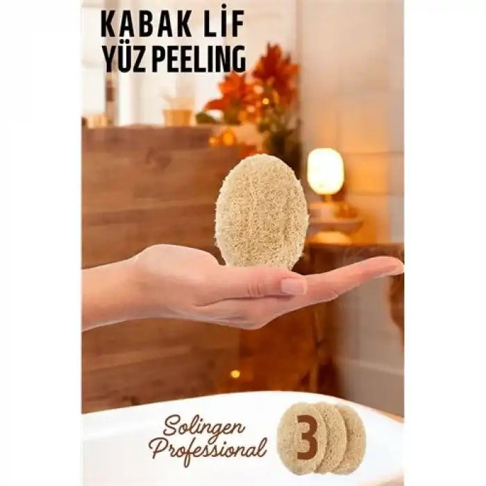 BX Yüz Peeling Kabak Lifi 3 adet Solingen Professional