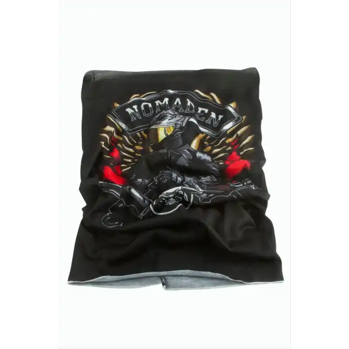 Motorcu Desenli Baff Boyunluk