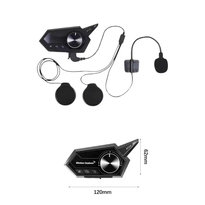Motorcu Kulaklığı Kask Kulaklığı Çağrı Cevaplama ANC Özellikli