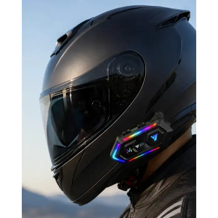 Motosiklet Kaskı İçin Bluetooth Intercom Kulaklık Uzun Pil Ömrü