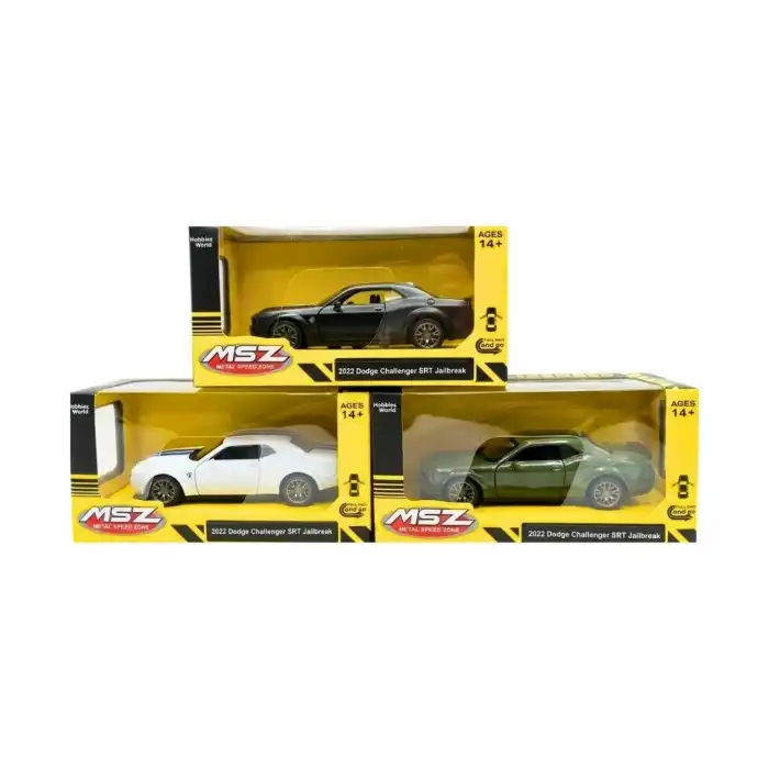 MSZ Model Araba Dodge Challenger SRT Jailbreak
