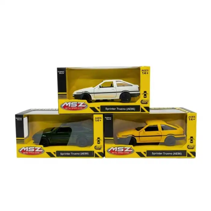 MSZ Model Araba Sprinter Trueno (AE86)