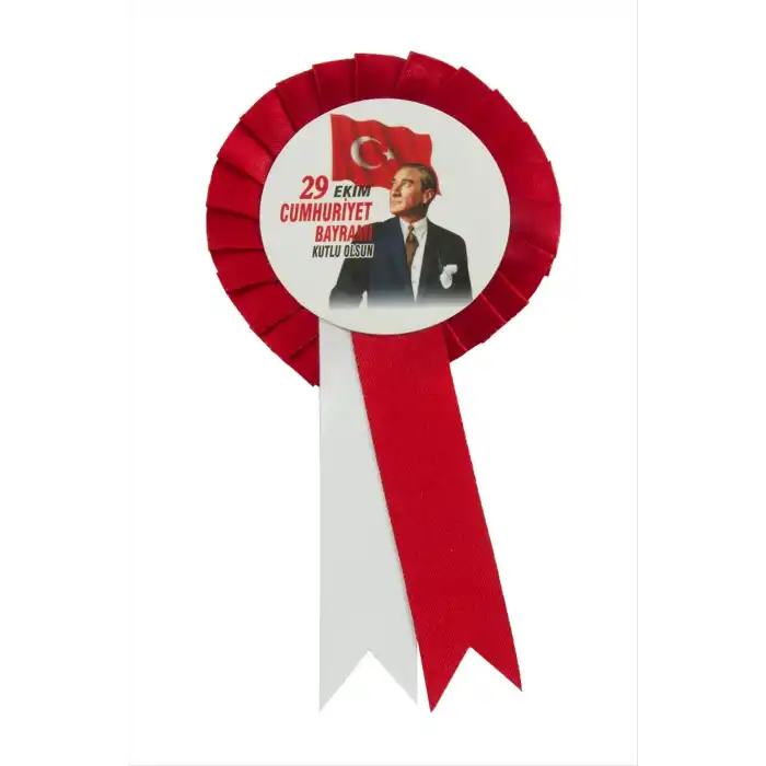 Mustafa Kemal Atatürk Yaka Rozeti Kokartı