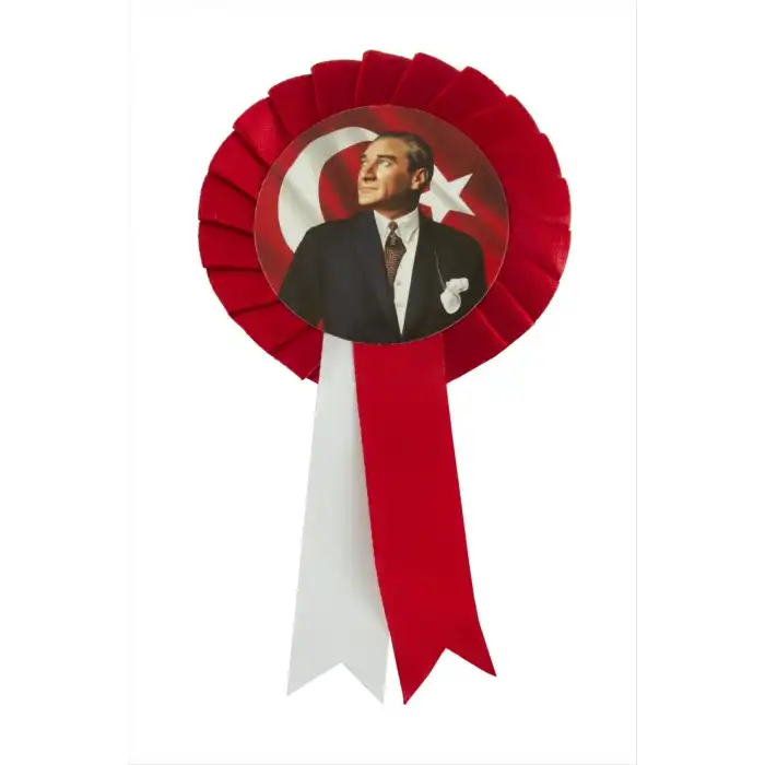 Mustafa Kemal Atatürk Yaka Rozeti Kokartı