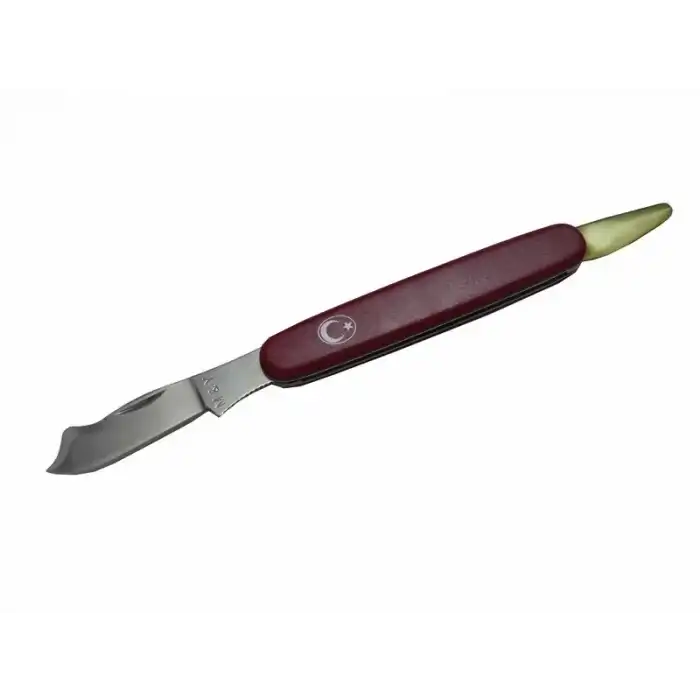 Eco Lounge MY 004 Bağ / Bahçe/ Aşı Çakı Bıçağı 20 cm - Türk Bayraklı Plastik Sap