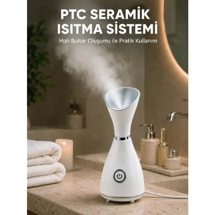 Nano İyonik Cilt Bakım Buhar Makinesi PTC Isıtma Sistemli