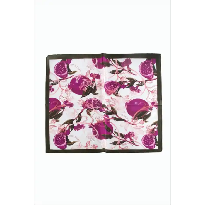 Nar Desenli Zr Şifon Fular 50*50 cm