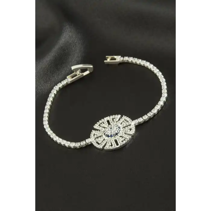Nazar Zirkon Taşlı Çocuk Bileklik 16 cm
