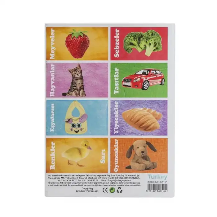 BX 1161  Flash Cards  İlk 50 Sözcük -DıyToy