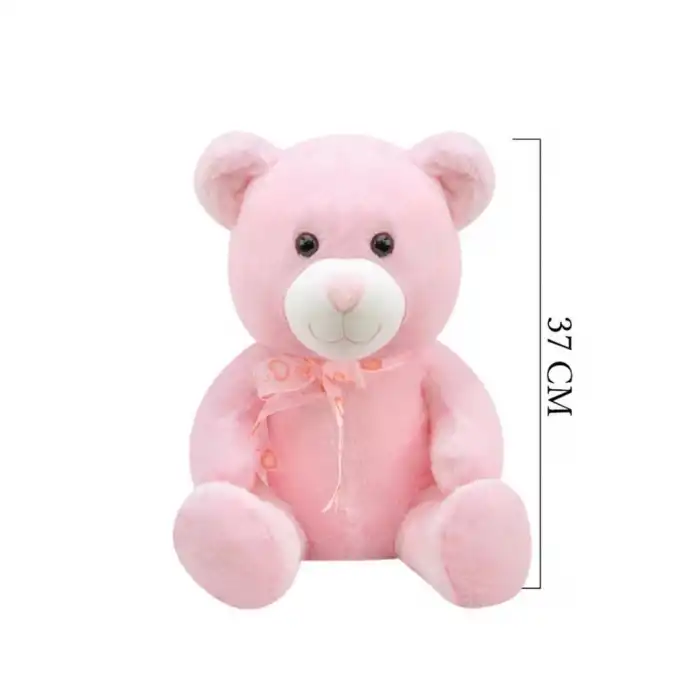 BX 1178P Selay, Oturan Ayı 37 cm Pembe
