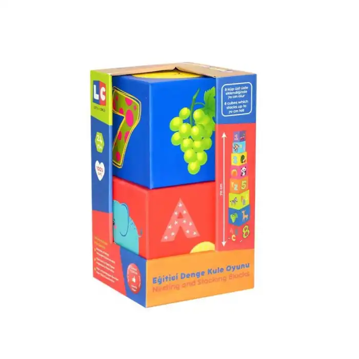 BX  30628 Lets be Child - Eğitici Denge Kule Oyunu +24 ay