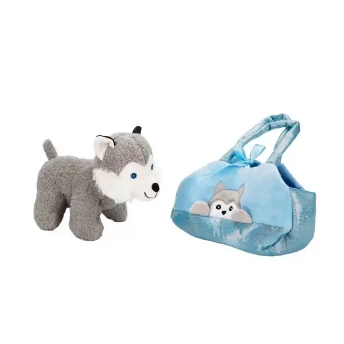 BX  4775 Peluş Kedi Köpek Taşıma Çantalı 20 cm -Sunman