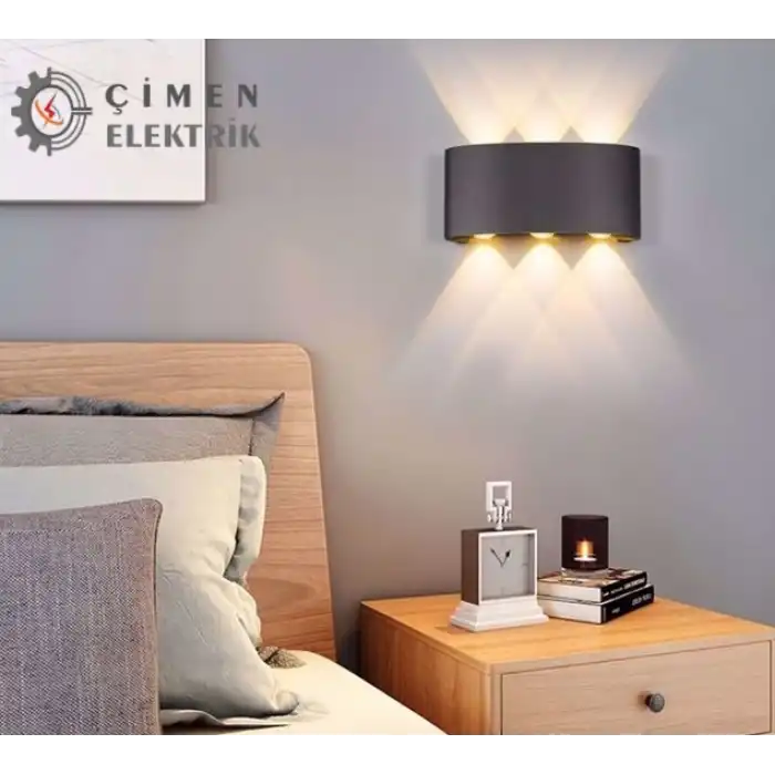 NOAS YL83 1012 Dış Mekan 6W Led Aplik 3000K Gün Işığı