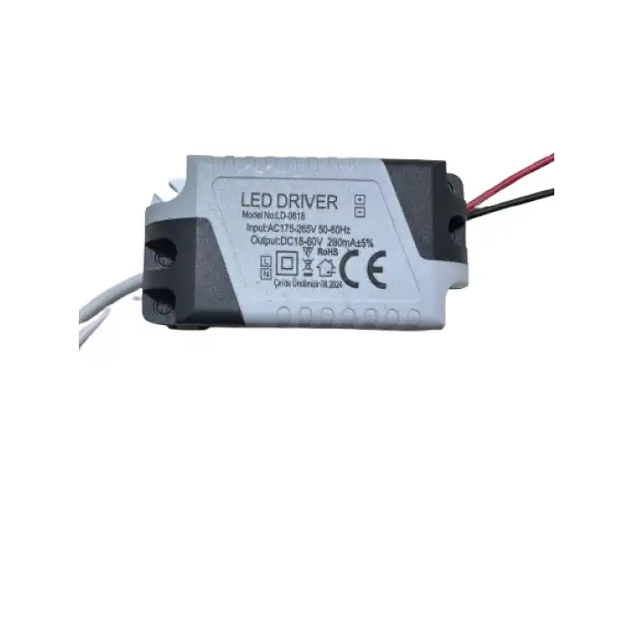 Noas YL89 0618J 6 İle 18W Arası Led Panel Trafosu Jaksız