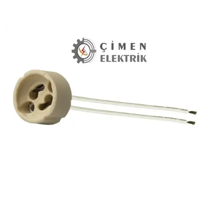 Noas YL91 0010 Gu-10 Ampül Duyu 12Cm Kablolu - Elektrik Tesisatı İçin Kaliteli Kablo