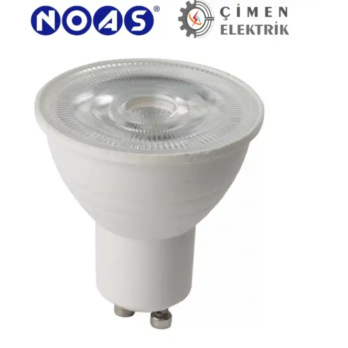NOAS YL91 0702M 7W Mercekli Led Çanak Ampül 3200K Günışığı GU10 Duy