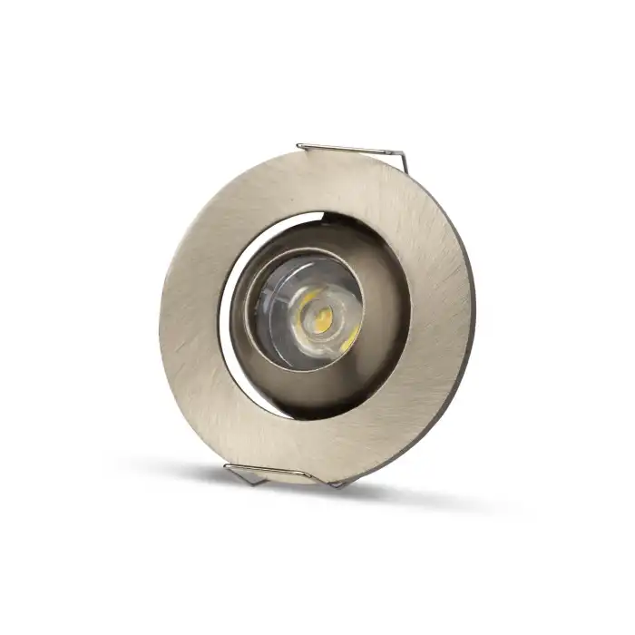 NOAS YL94 0103 Satin Kasa 1W Led Spot Mavi Işık