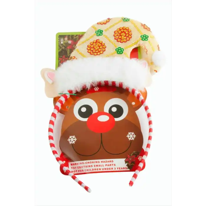 Noel Baba Şapkası Yılbaşı Taç