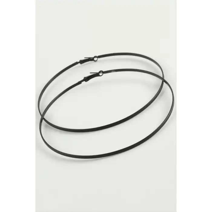 Noktalı Metal Halka Küpe 8-9-10 cm