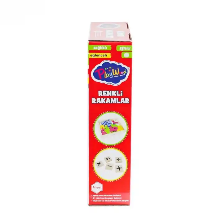 ONY-401 Ahşap Renkli Rakamlar 26 Parça
