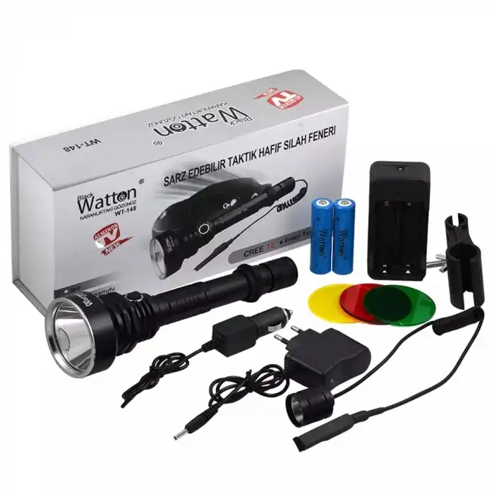 Orjinal 800 Lümen Tx6 Özel Avcı Feneri  Wt-148