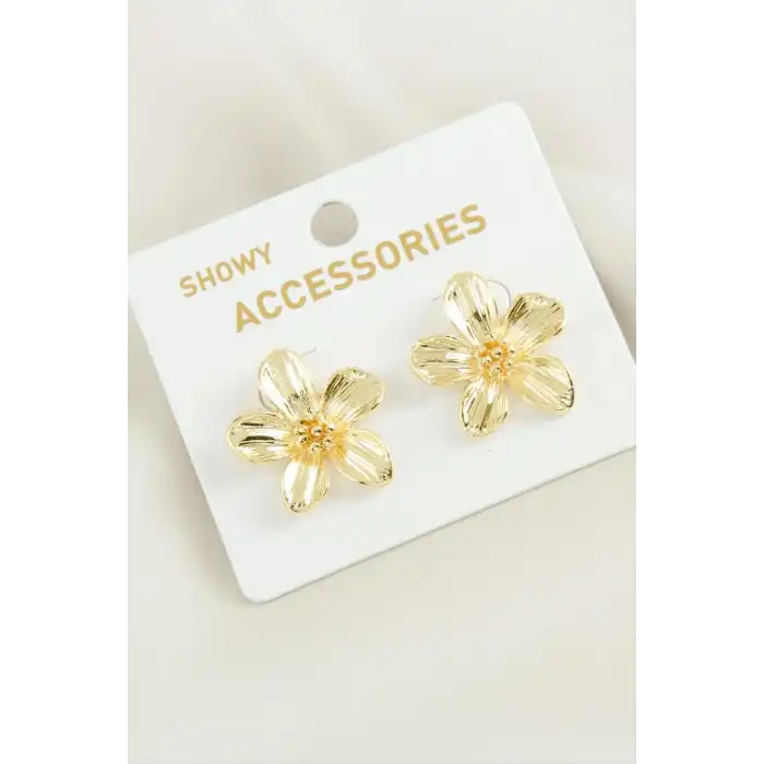 Orkide Trend Metal Küpe