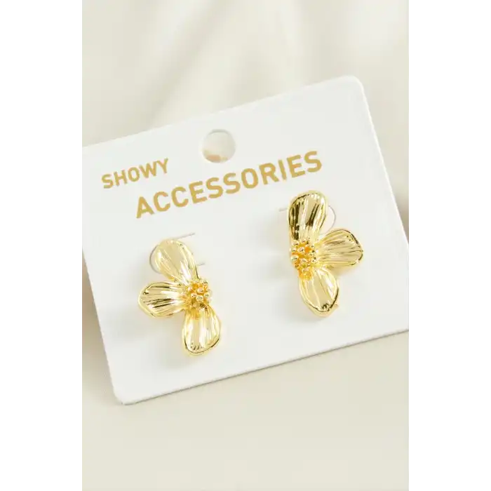 Orkide Trend Metal Küpe